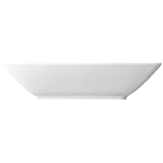 Thomas Porzellan Servierplatte Loft Quadratisch, Tief, 22 cm, Porzellan weiß
