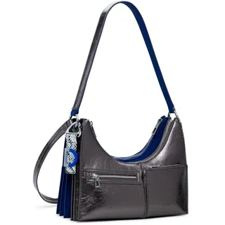 DESIGUAL Delta Vega Schultertasche Polyurethan Azul Oscuro