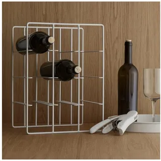 blomus Raumteiler Blomus Weinflaschenregal PILARE Moonbeam für 9 Flaschen