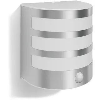 Philips Außenwandleuchte Edelstahl 13,0 cm inkl. Bewegungsmelder silberfarben