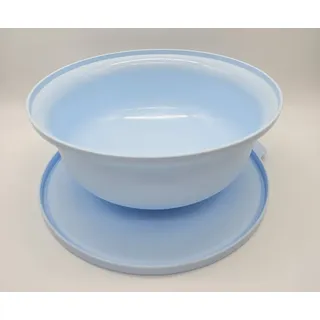 TUPPERWARE Schüssel Tupperware Aloha 2 Liter hellblau Servierschüssel Salatschüssel