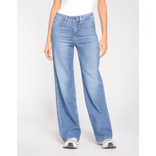 Gang Weite Jeans im 5-Pocket-Design Modell 'AMELIE', Offwhite, 28