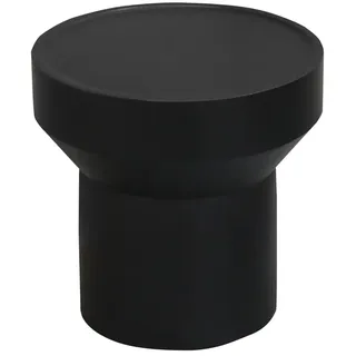 home24 Massiver Beistelltisch SPUNK in Schwarz | Gr.: onesize