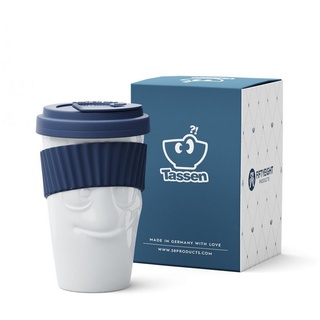 FIFTYEIGHT PRODUCTS Coffee-to-go-Becher »To Go Becher Lecker Marineblau«, 100% Made in Germany