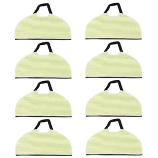 Filteilect Wiederverwendbare Mikrofaser-Wischpads für Shark RV2610WA AV2610WA RV2620WD RV2610WFUS RV2410WD für Ultra 2-in-1 Saugroboter, waschbare Reinigungspads, 4/8 Stück (8 Stück)
