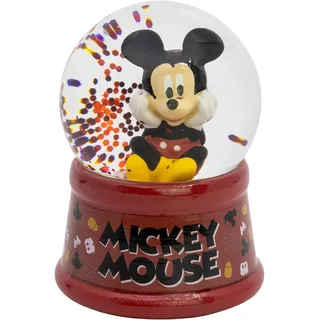 STOR Schneekugel Micky Maus in Geschenkbox - Dekorative Kristallkugel mit Glitzer - Offizielle Sammelfigur