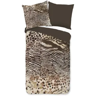 Muller Textil Skins Leopard Braun 135 x 200 cm + 2 x 80 x 80 cm