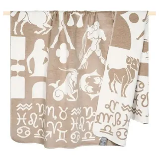 Wohndecke Decke Sternzeichen Zodiac Sand (150x200cm), PAD