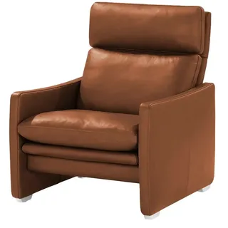 erpo just relax Ledersessel  JR 290 Trento , braun , Maße (cm): B: 79 H: 93 T: 86.0