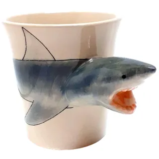 Hai-fisch Tasse Tier Tasse 3d Keramik Becher mit Tieren Tiermotiven