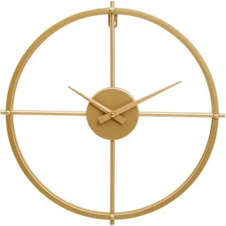 Premier Housewares Kent Wanduhr, klein, Goldoberfläche