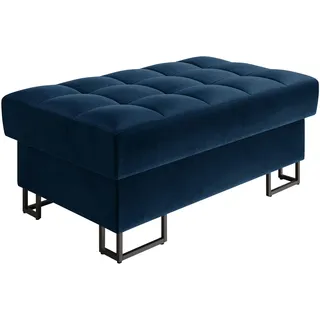 Mirjan24 Polsterhocker Laris 106 x 44 x 67 cm Blau