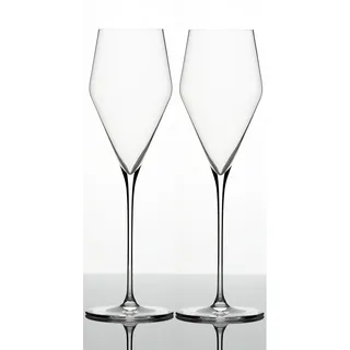 Zalto Champagnerglas im 2-er Geschenkkarton, Mundgeblasen, Spülmaschinenfest, Denk ́Art Universal, Handgeblasen, Sektglas, Trinkglas