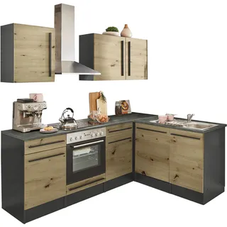 BASIC by Balculina Winkelküche L-Form 220 x 175 cm beige