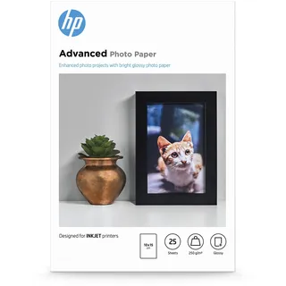 HP Advanced Glossy 10 x 15 cm 250 g/m2 25 Blatt