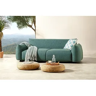 Riess-Ambiente Outdoor Sofa SEAHAWK Olefin 2-Sitzer türkis