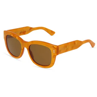 Gucci GG1110S Damen-Sonnenbrille Vollrand Butterfly Acetat-Gestell, gelb