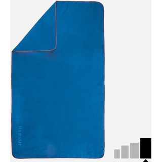 Mikrofaser-Badetuch Größe XL 110 × 175 cm blau, blau|orange|rot|türkis, EINHEITSGRÖSSE