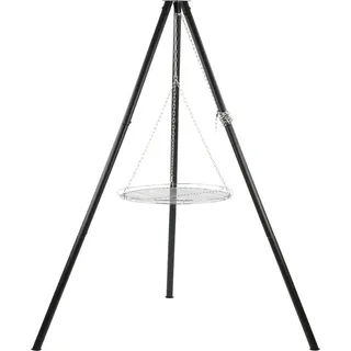 BBQ-Toro Dreibein 165 cm Stahl/Eisen Schwarz