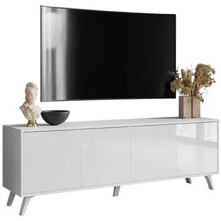 lookway SANAYI TV-Lowboard 156x54x38 cm Weiß Holzwerkstoff
