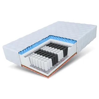 Fdm Federkernmatratze ATTIS 90x200, 140x200, 180x200 cm & weitere Größen, FDM, 22 cm hoch, (komfortable Matratze, Allergiker geeignet), Wendematratze mit zwei unterschiedlich festen Liegeseiten 160 cm x 200 cm x 22 cm