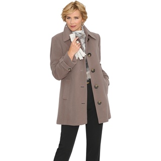 Wolljacke CLASSIC Gr. 26, grau (taupe) Damen Jacken Übergangsjacken