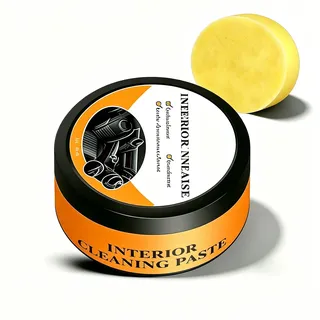 Auto Innenraum Reinigungscreme, Interior Cleaning Paste,160g Langlebiger Auto Shine Cleaner Für Mittelkonsole Den Autoinnenraum, Reinigt und pflegt Lederoberflächen (1)