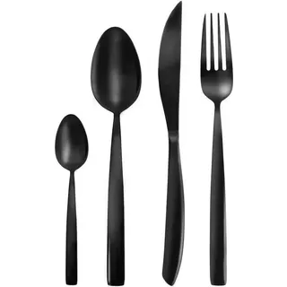 Orion Schwarzes Besteckset 24-tlg.