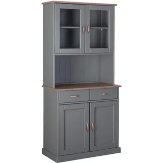 Interlink Buffetschrank Luzerna 5.1 90 x 45 x 191 cm Grau
