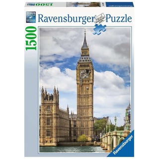 Ravensburger Puzzle 16009 - Findus am Big Ben - 1500 Teile Puzzle für Erwachsene und Kinder ab 14 Jahren, Puzzle mit Katzen-Motiv