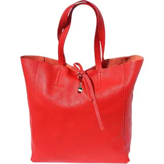 Drachenleder Florence Shopper Leder Red