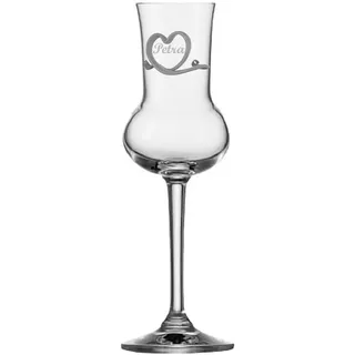 Grappa- Edelbrand- Destillate- Portwein- Spirituosen-Glas mit Ihrer ganz persönlichen Gravur - Name Motiv Text komplett personalisiert, Glas: :Classic