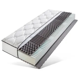 Komfortschaummatratze Double Comfort, Breckle, 30 cm hoch, (1-tlg), formstabile Matratze in 90x200, 140x200 cm und weiteren Größen weiß 80 cm x 200 cm x 30 cm