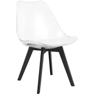 NMK HOME Esszimmerstuhl Transparent Modern Leichte Form 1er Set