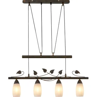 Nowa Zugpendelleuchte 0-flg. 60 cm braun Glas