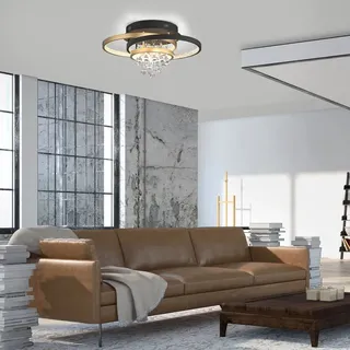 Paul Neuhaus Rotazo 1 LED dimmbar rot/Aluminium/Glas/Messing