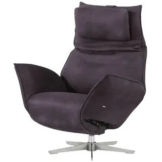 KOINOR Sessel Safira Leder 92 x 113 x 90 cm lila elektrisch