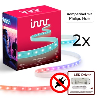 INNR Flex strip - indoor 4m LED driver 2x Bundle