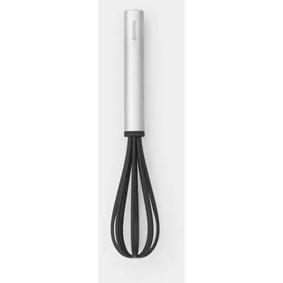 Brabantia Schneebesen Klein Non-Stick Profile, Küchenhelfer, Stahl / Kunststoff, Matt Steel, 27.1 cm, 250903