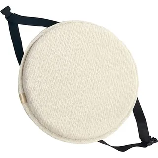 uyeoco Rundes Sitzkissen mit elastischen Schnallen,30 X 30 cm/35 X 35 cm/40 X 40 cm/45 X 45 cm, Rundes Stuhlkissen, rutschfeste Runde Stuhlpolster(1#,1PCS_35CM/13.8INCH)
