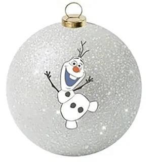 Disney Weihnachtskugel Olaf Ø 15 cm Weiß
