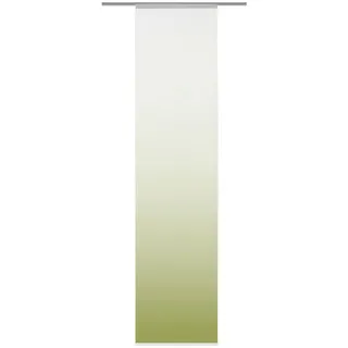 Flächenvorhang Madrid, Grün, Textil, Farbverlauf, 60x245 cm, mit Paneelwagen, Seidenoptik, Metallabschlussleisten, Wohntextilien, Gardinen & Vorhänge, Schiebegardinen