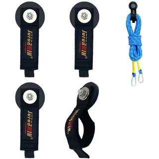 Juformin Robuster Magnethaken, magnetischer Werkzeughalter, magnetische Garagenhaken, Verlängerungskabel für Kabel, Seile, Drahtaufbewahrung in Garage, Werkstatt, Wohnmobil, Pick-up (Durchmesser 4,3