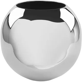 Fink »MOON«, (1 St.), Kugelvase, Tischvase aus Metall, vernickelt