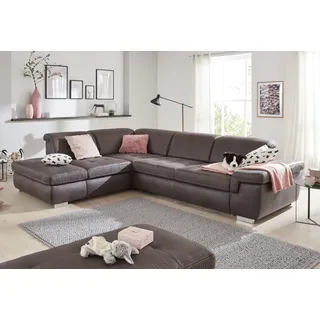 Megapol Ecksofa MP-IN17049 mit Querschläfer