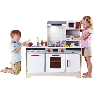 Hape Multifunktionale Spielküche Küchen-Rollenspiel Spielset für Kinder ab DREI Jahren