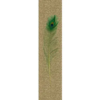 Marburg Vliestapete Floral Feder 3,0 m x 0,70 m 0 g grün