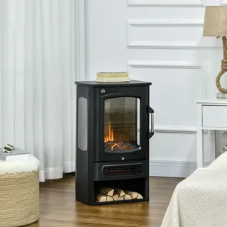 Homcom Standkamin Schwarz