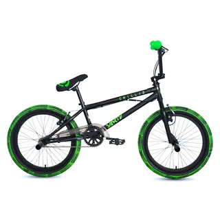 chilliz XB.02 schwarz-grün Kinder, Erwachsene V-Brake 360° Rotor - Schwarz