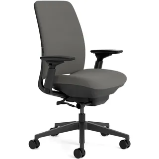 Steelcase Ergonomischer Bürostuhl: Amia, 4D-Armlehnen, Sitztiefe, Eule | Vormontiert, Universalrollen, Premium-Materialien, bis 160 kg und 190 cm, sitzkomfort